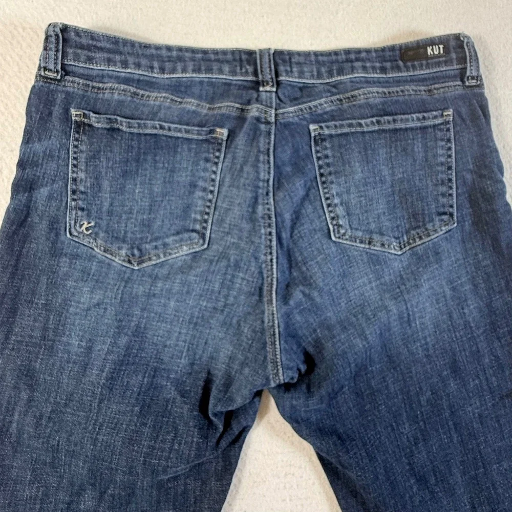 Kut from the Kloth Jeans Womens 16 Bootcut Stretch Denim Dark Wash 33